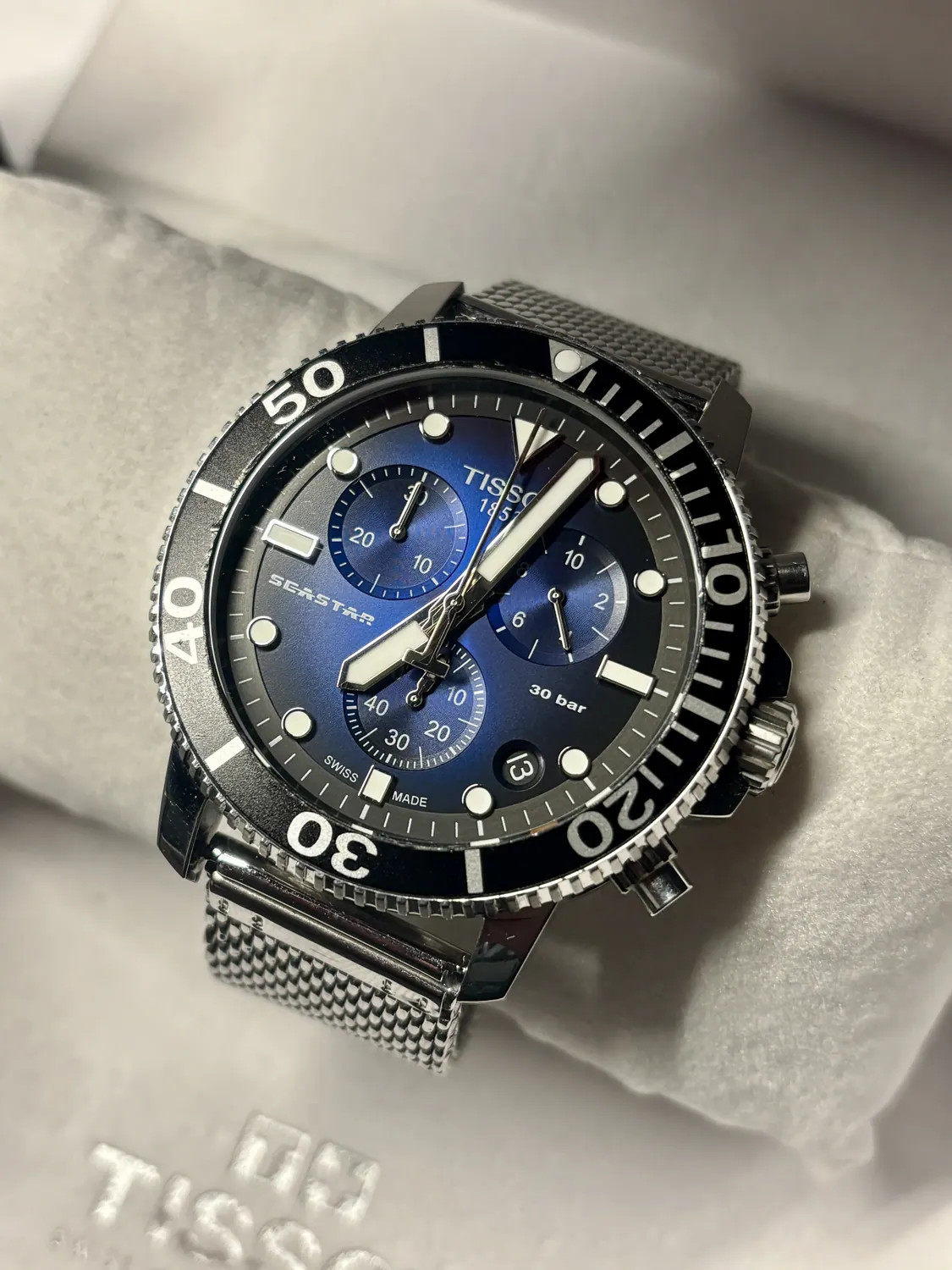 Tissot Seastar 1000 Quartz Chronograph – Vorderansicht